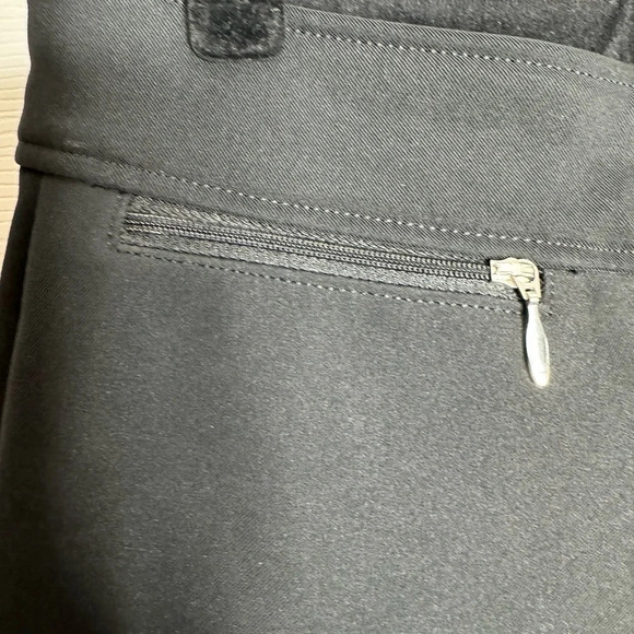 OBERMEYER Woman’s Fleece-Lined Black Ski Pants With Extended Wear System Size 8R - Picture 7 of 9